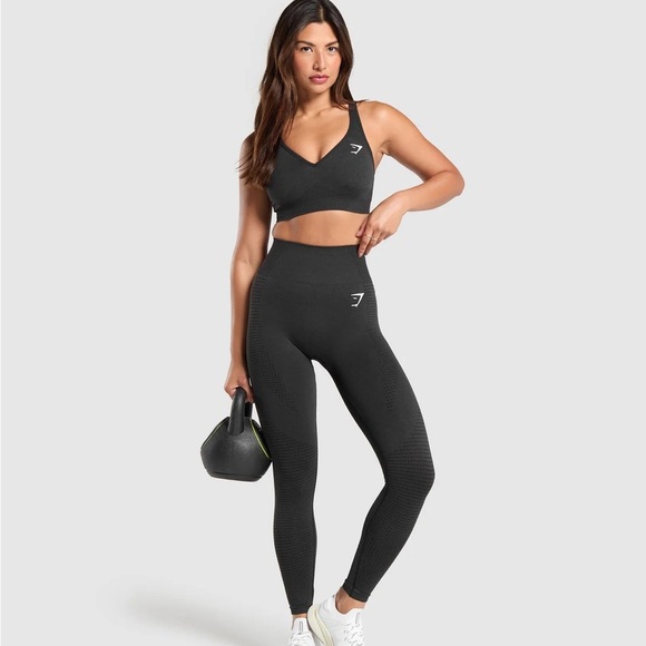 Gymshark Black High-Waisted Leggings - Picture 3 of 9